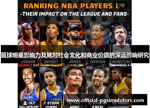 篮球明星影响力及其对社会文化和商业价值的深远影响研究