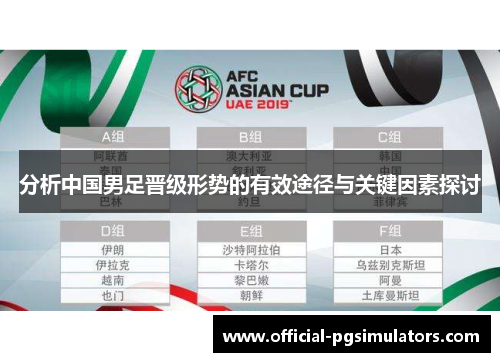 分析中国男足晋级形势的有效途径与关键因素探讨